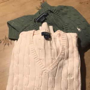 2 Ralph Lauren sweaters